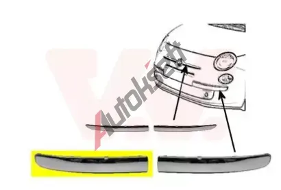 VAN WEZEL Ozdobn / ochrann lita nraznku VAW 1604582, 1604582