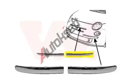 VAN WEZEL Ozdobn / ochrann lita nraznku VAW 1604583, 1604583