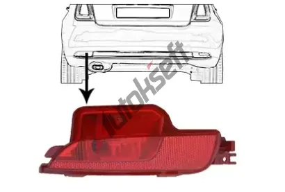 VAN WEZEL Zadní mlhovka VAW 1614929, 1614929 VAN WEZEL Zadní mlhovka VAW 1614929, 1614929