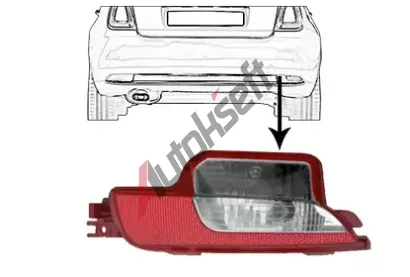 VAN WEZEL Svtlo zpteky VAW 1614930, 1614930