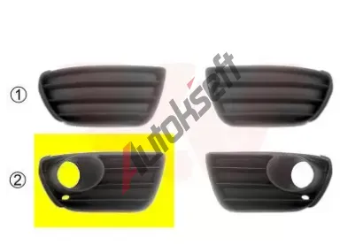 VAN WEZEL Větrací mřížka nárazníku VAW 1622594, 1622594 VAN WEZEL Větrací mřížka nárazníku VAW 1622594, 1622594