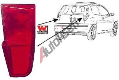 VAN WEZEL Odrazka VAW 1622927, 1622927