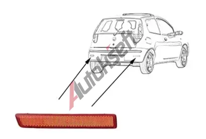 VAN WEZEL Odrazka VAW 1622939, 1622939 VAN WEZEL Odrazka VAW 1622939, 1622939