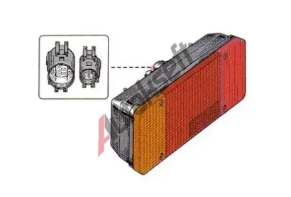 VAN WEZEL Zadn svtlo VAW 1650925, 1650925