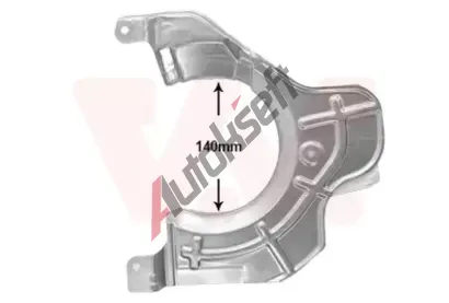 VAN WEZEL Ochrann� plech proti ne�istot�m brzdov�ho kotou�e VAW 1651372, 1651372