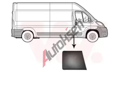 VAN WEZEL Ozdobn / ochrann lita bon stny VAW 1651406, 1651406