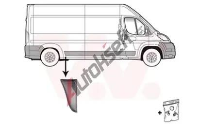 VAN WEZEL Ozdobn� / ochrann� li�ta bo�n� st�ny VAW 1651416, 1651416