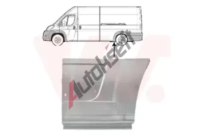 VAN WEZEL Boční stěna VAW 1652141, 1652141 VAN WEZEL Boční stěna VAW 1652141, 1652141