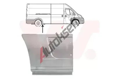 VAN WEZEL Boční stěna VAW 1652142, 1652142 VAN WEZEL Boční stěna VAW 1652142, 1652142