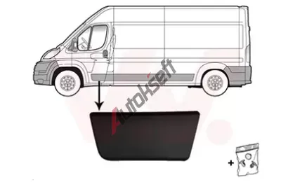 VAN WEZEL Ozdobná / ochranná lišta dveří VAW 1652403, 1652403 VAN WEZEL Ozdobná / ochranná lišta dveří VAW 1652403, 1652403