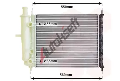 VAN WEZEL Chladi vody VAW 17002159, 17002159