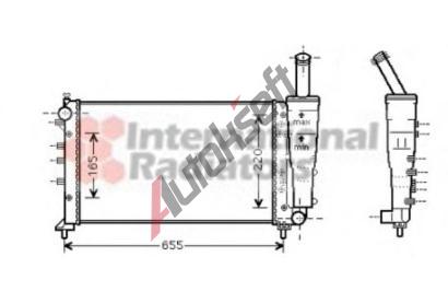 VAN WEZEL Chladi vody VAW 17002299, 17002299