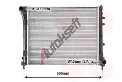 VAN WEZEL Chladi vody VAW 17002346, 17002346