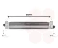Chladi vzduchu intercooler VAN WEZEL ‐ VAW 17004353