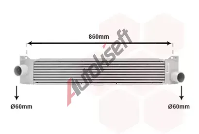 VAN WEZEL Chladi vzduchu intercooler VAW 17004353, 17004353