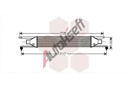 VAN WEZEL Chladi� vzduchu intercooler VAW 17004354, 17004354