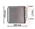 Vmnk tepla vnitnho vytpn VAN WEZEL ‐ VAW 17006416