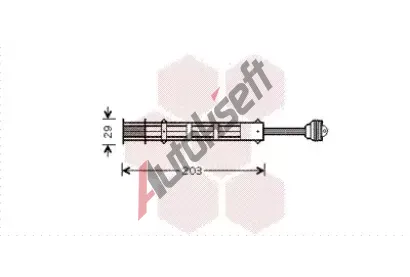 VAN WEZEL Surna klimatizace VAW 1700D282, 1700D282