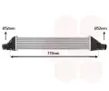 Chladi vzduchu intercooler VAN WEZEL ‐ VAW 17014715