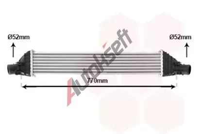 VAN WEZEL Chladi vzduchu intercooler VAW 17014715, 17014715