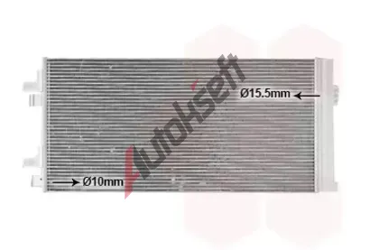 VAN WEZEL Kondenzátor klimatizace VAW 17015710, 17015710 VAN WEZEL Kondenzátor klimatizace VAW 17015710, 17015710