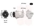 VAN WEZEL Kompresor klimatizace&nbsp;&dash;&nbsp;VAW 1701K703