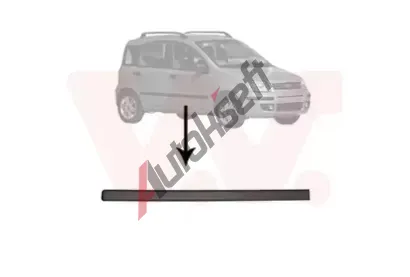 VAN WEZEL Ozdobn/ochrann lita - dvee VAW 1709424, 1709424