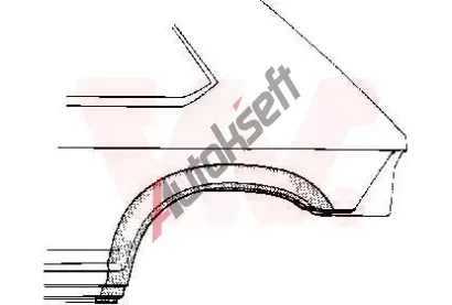 VAN WEZEL Bon stna VAW 1725145, 1725145