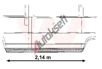 VAN WEZEL Bon stna VAW 1745109, 1745109