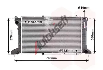 VAN WEZEL Chladi vody VAW 18002204, 18002204