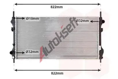 VAN WEZEL Chladi vody VAW 18002318, 18002318