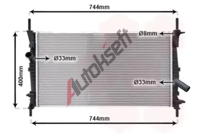 VAN WEZEL Chladi vody VAW 18002403, 18002403