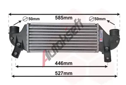 VAN WEZEL Chladi vzduchu intercooler VAW 18004313, 18004313