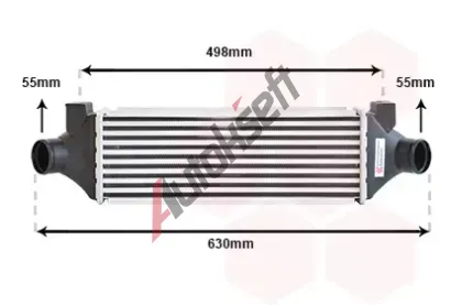VAN WEZEL Chladi vzduchu intercooler VAW 18004314, 18004314