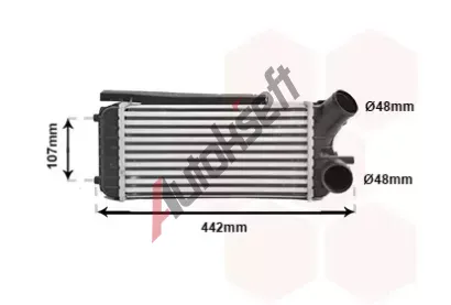 VAN WEZEL Chladi vzduchu intercooler VAW 18004472, 18004472