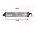 VAN WEZEL Chladi vzduchu intercooler ‐ VAW 18004480