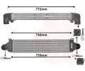 VAN WEZEL Chladi vzduchu intercooler ‐ VAW 18004481