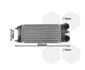 Chladi vzduchu intercooler VAN WEZEL ‐ VAW 18004701