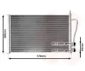 VAN WEZEL Kondenztor - klimatizace ‐ VAW 18005328