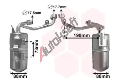 VAN WEZEL Surna klimatizace VAW 1800D387, 1800D387