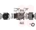 Kompresor klimatizace VAN WEZEL ‐ VAW 1800K105