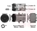 Kompresor klimatizace VAN WEZEL ‐ VAW 1800K322