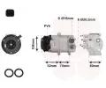 Kompresor klimatizace VAN WEZEL ‐ VAW 1800K415