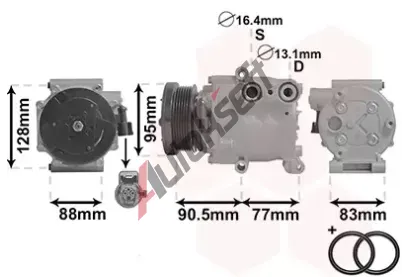 VAN WEZEL Kompresor klimatizace VAW 1800K434, 1800K434