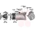 Kompresor klimatizace VAN WEZEL ‐ VAW 1800K482