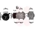 Kompresor klimatizace VAN WEZEL ‐ VAW 1800K498
