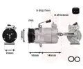 Kompresor klimatizace VAN WEZEL ‐ VAW 1800K635