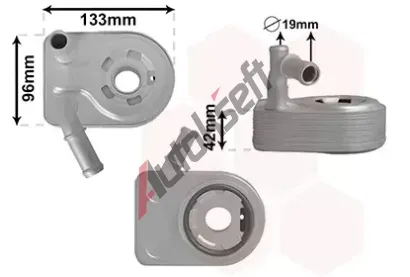 VAN WEZEL Chladi oleje VAW 18013709, 18013709