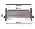 Chladi vzduchu intercooler VAN WEZEL ‐ VAW 18014701