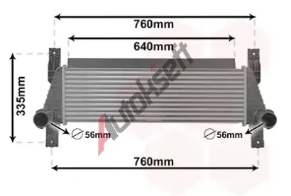 VAN WEZEL Chladič vzduchu intercooler VAW 18014701, 18014701 VAN WEZEL Chladič vzduchu intercooler VAW 18014701, 18014701